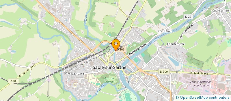 localisation de l'entreprise DELICE ORIENTAL  SABLE-SUR-SARTHE