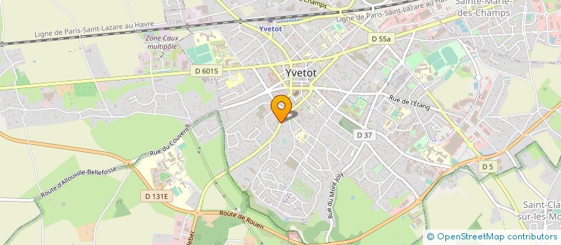 localisation de l'entreprise DELICE PIZZA à YVETOT