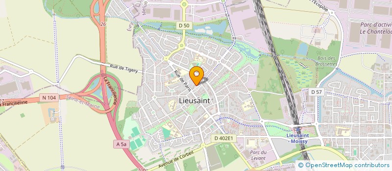 localisation de l'entreprise DELICE RECETTES à LIEUSAINT
