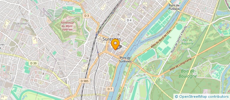 localisation de l'entreprise DELICE ROYAL à SURESNES