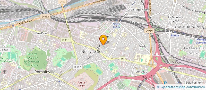 localisation de l'entreprise DELICE ROYAL à NOISY-LE-SEC