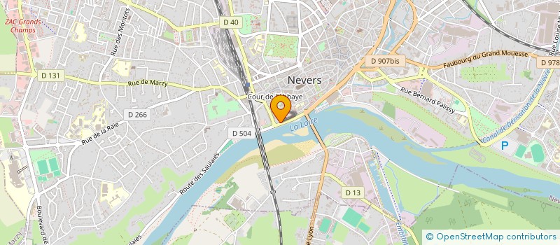 localisation de l'entreprise DELICE'S BURGER à NEVERS