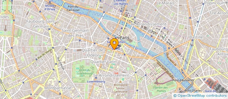 localisation de l'entreprise DELICE SAINT GERMAIN  PARIS