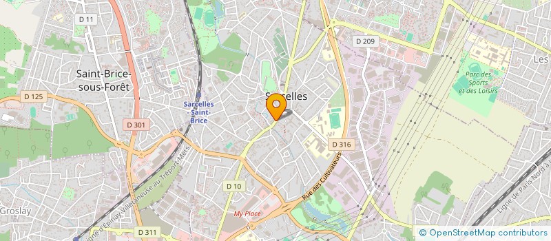 localisation de l'entreprise DELICE SARCELLES  SARCELLES