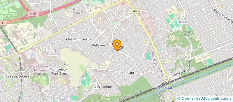 localisation de l'entreprise DELICE VLP à VILLEPINTE