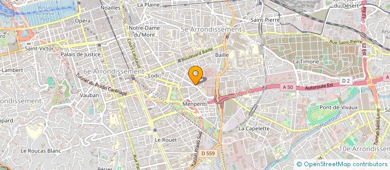 localisation de l'entreprise DELICEPOL à MARSEILLE