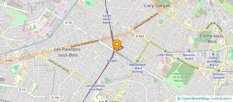localisation de l'entreprise DELICES à LIVRY-GARGAN