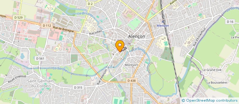 localisation de l'entreprise DELICES à ALENCON