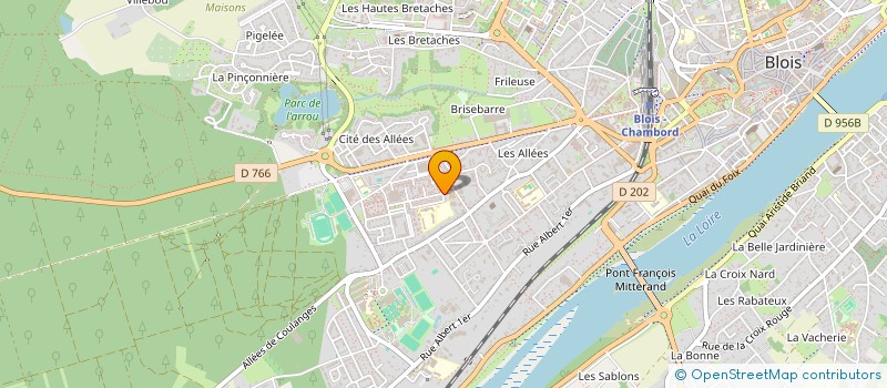 localisation de l'entreprise DELICES  BLOIS