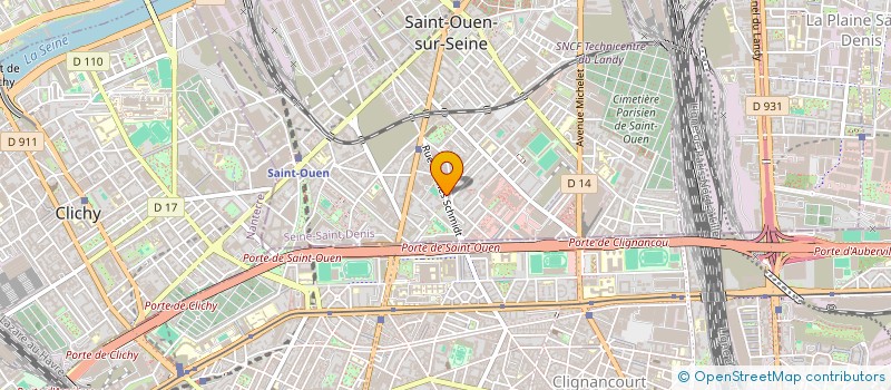 localisation de l'entreprise DELICES AFRICAINS à SAINT-OUEN-SUR-SEINE