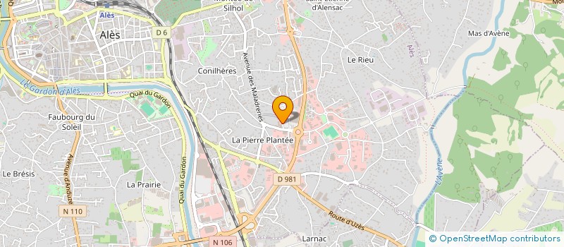 localisation de l'entreprise DELICES ASIATIQUES à ALES
