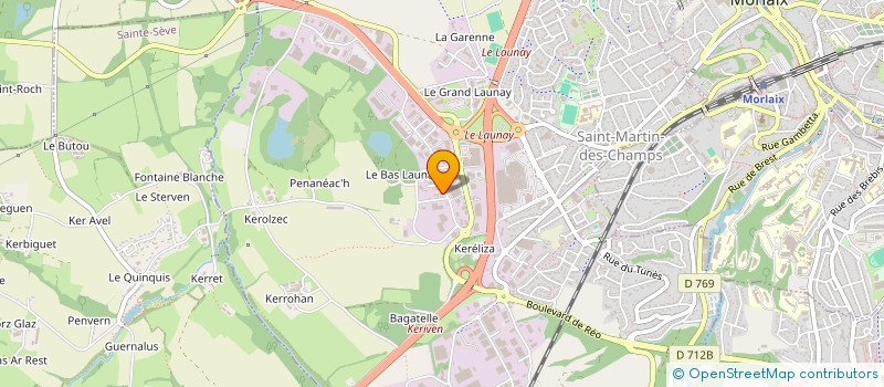 localisation de l'entreprise DELICES CHOCOLA'THES  SAINT-MARTIN-DES-CHAMPS