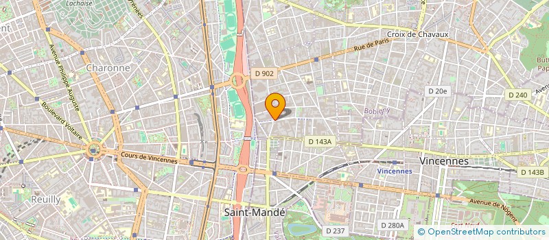localisation de l'entreprise DELICES D'ANTAN à MONTREUIL