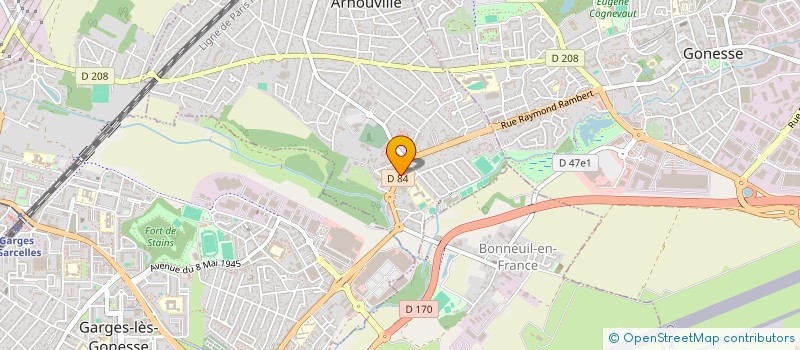 localisation de l'entreprise DELICES D ARNOUVILLE à ARNOUVILLE
