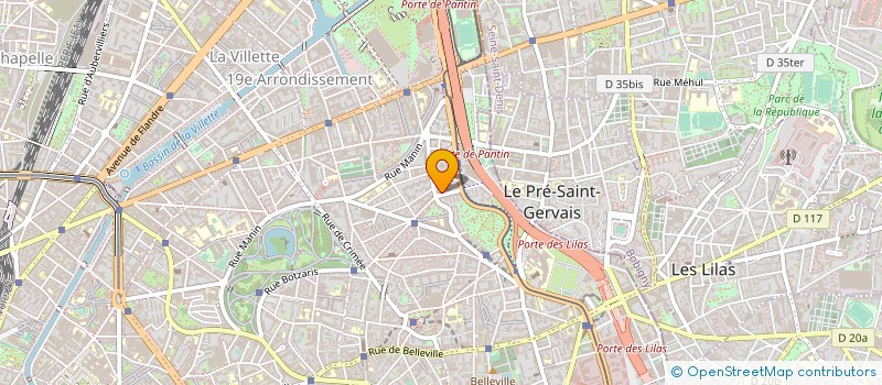 localisation de l'entreprise DELICES D'ASIE à PARIS