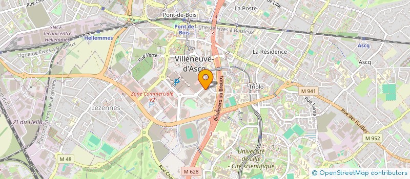 localisation de l'entreprise DELICES D'ASIE à VILLENEUVE-D'ASCQ