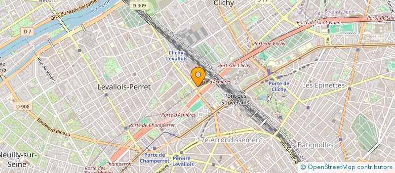 localisation de l'entreprise DELICES D'AYA à LEVALLOIS-PERRET