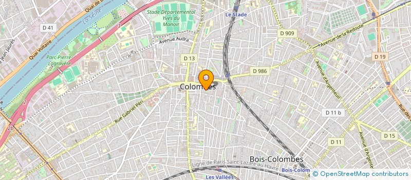 localisation de l'entreprise DELICES D'CARPATES SARL à COLOMBES