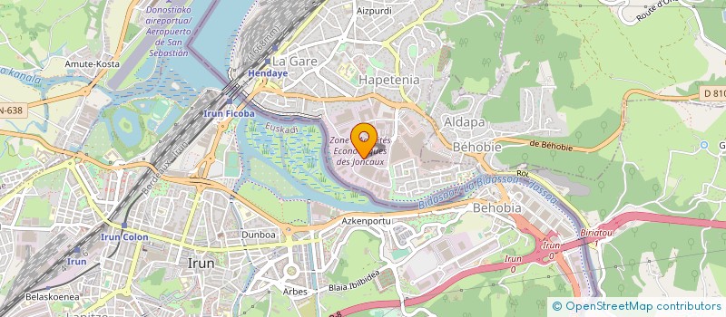 localisation de l'entreprise DELICES D'INITIES à HENDAYE
