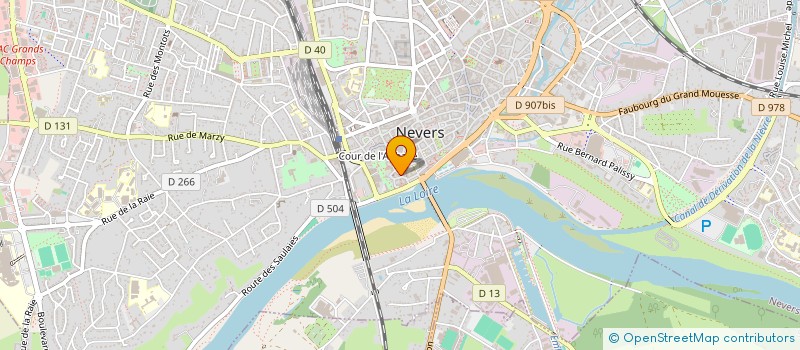 localisation de l'entreprise DELICES D'ORIENT à NEVERS