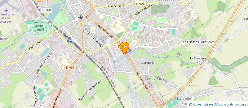 localisation de l'entreprise DELICES D'ORIENT à FLERS