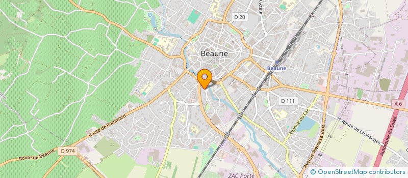 localisation de l'entreprise DELICES D'ORIENT à BEAUNE