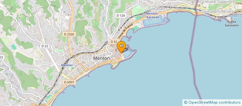 localisation de l'entreprise DELICES DANUBE  MENTON