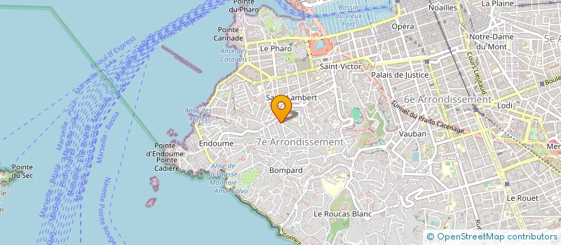 localisation de l'entreprise DELICES DE BOMPARD  MARSEILLE