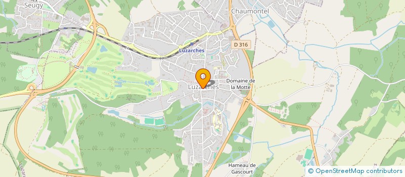 localisation de l'entreprise DELICES DE CAMPAGNE  LUZARCHES