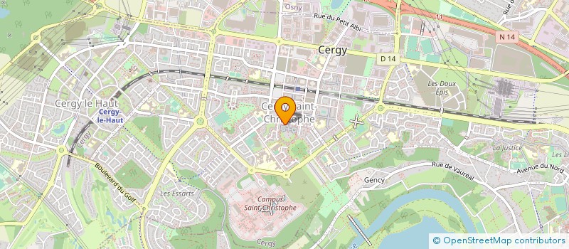 localisation de l'entreprise DELICES DE CAPPADOCE  CERGY