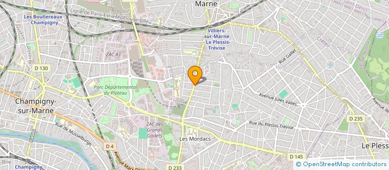 localisation de l'entreprise DELICES DE CHAMPIGNY à CHAMPIGNY-SUR-MARNE