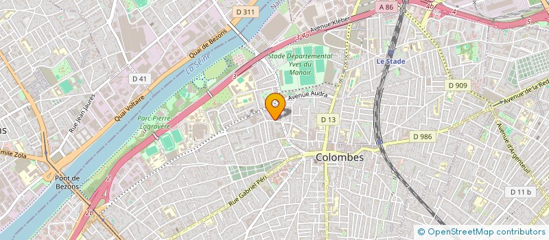 localisation de l'entreprise DELICES DE COLOMBES à COLOMBES