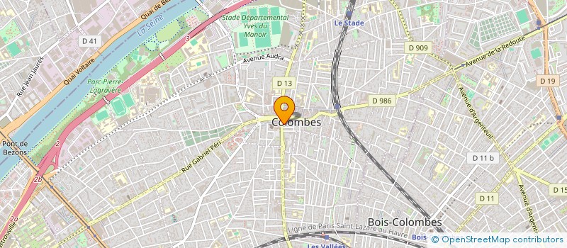 localisation de l'entreprise 'DELICES DE COLOMBES' à COLOMBES