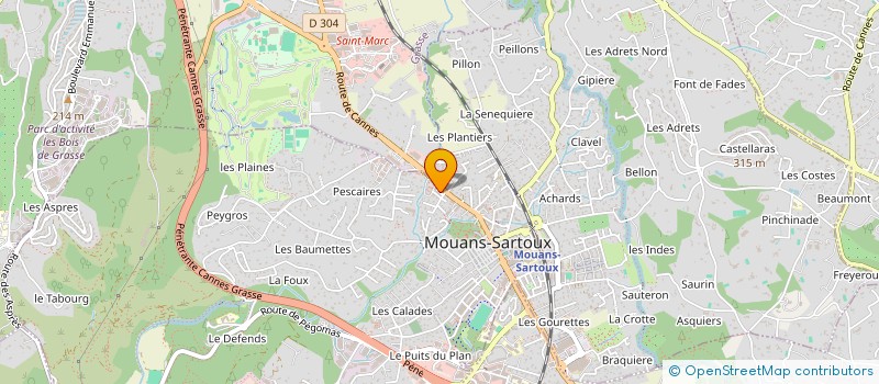 localisation de l'entreprise DELICES DE JASMIN  VENCE