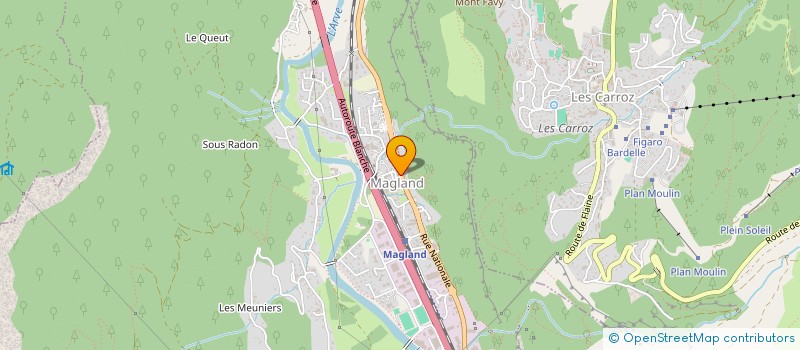 localisation de l'entreprise DELICES DE L'ARVE  MAGLAND