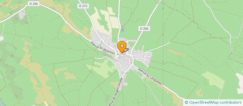 localisation de l'entreprise DELICES DE L'AUDE  AZILLE