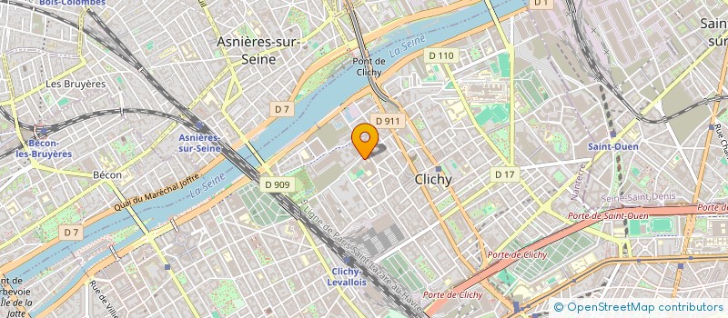 localisation de l'entreprise DELICES DE L'ETNA à CLICHY