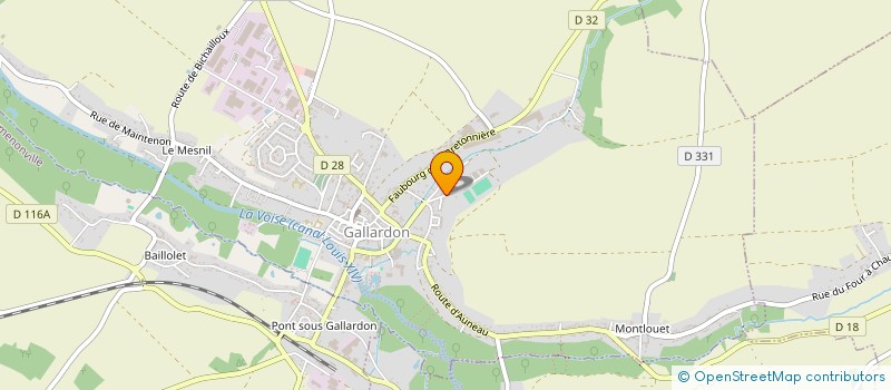 localisation de l'entreprise DELICES DE MEDITERRANEE à GALLARDON