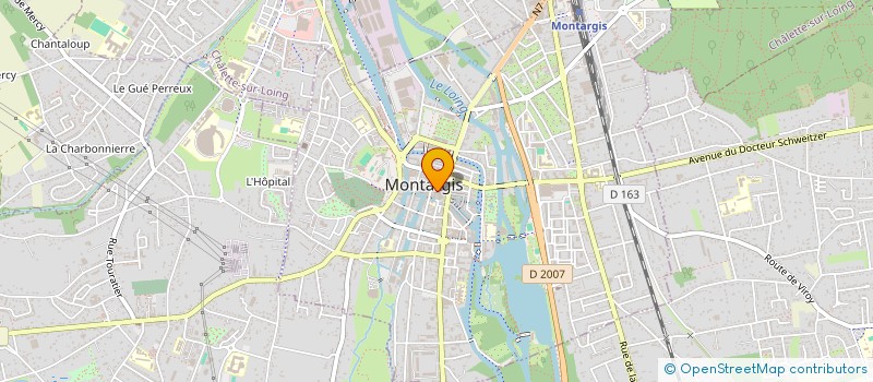 localisation de l'entreprise DELICES DE MONTARGIS à MONTARGIS