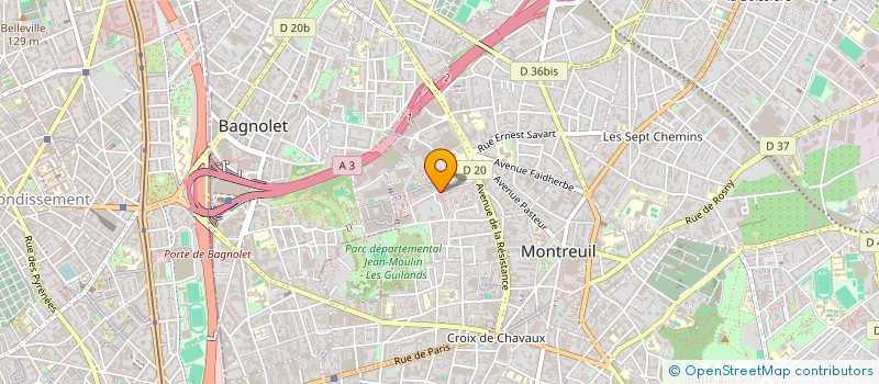 localisation de l'entreprise DELICES DE MONTREUIL à MONTREUIL