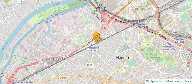 localisation de l'entreprise DELICES DE NANTERRE à NANTERRE