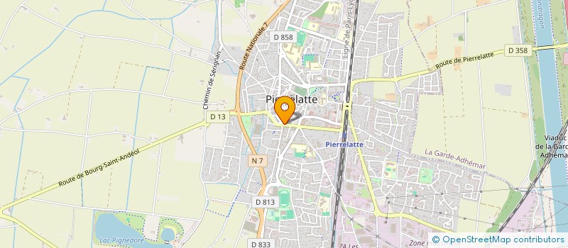 localisation de l'entreprise DELICES DE PIERRELATTE à PIERRELATTE