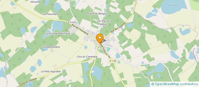 localisation de l'entreprise DELICES DE SOLOGNE  COURMEMIN