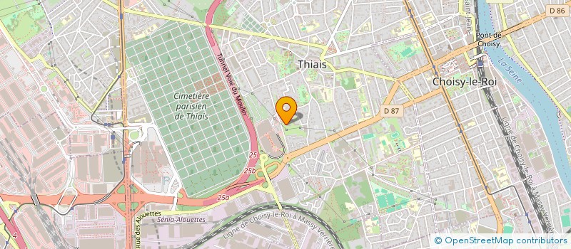 localisation de l'entreprise DELICES DE THIAIS  THIAIS