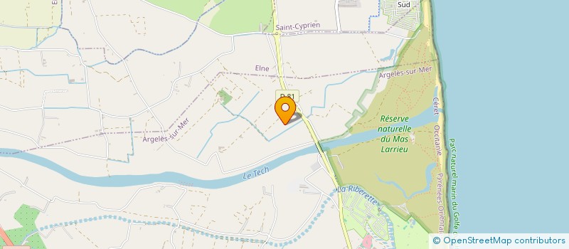 localisation de l'entreprise DELICES DEL MAR à ARGELES-SUR-MER