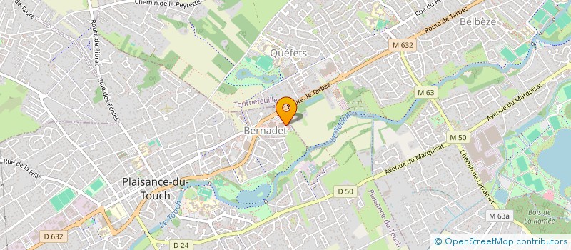 localisation de l'entreprise DELICES DES COMPTOIRS  PLAISANCE-DU-TOUCH
