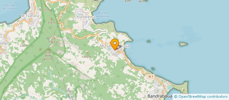 localisation de l'entreprise DELICES DES ILES à BANDRABOUA