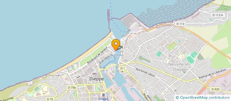 localisation de l'entreprise DELICES DES QUAIS à DIEPPE