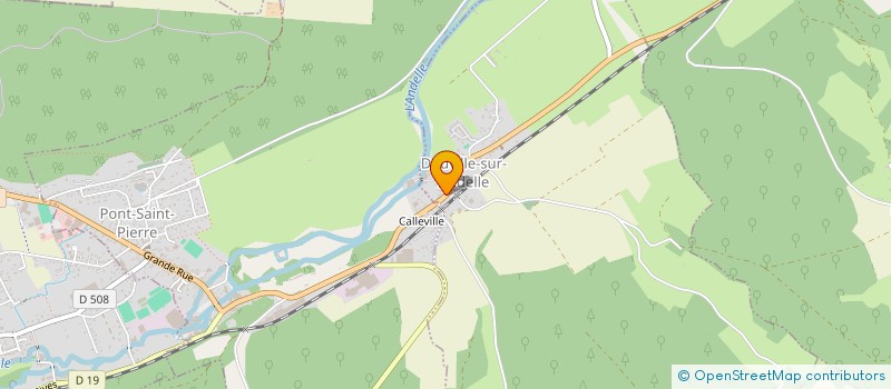 localisation de l'entreprise DELICES DES SAVEURS  DOUVILLE-SUR-ANDELLE