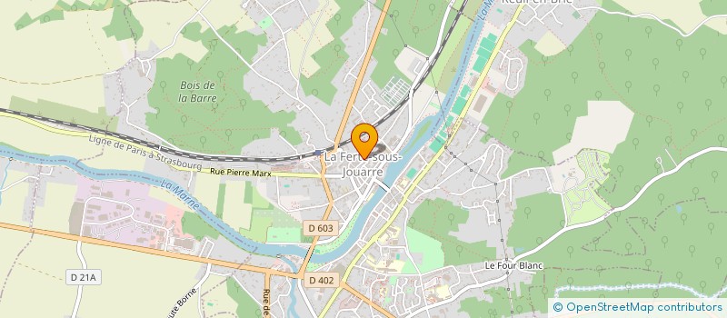 localisation de l'entreprise DELICES DES TROPIQUES à LA FERTE-SOUS-JOUARRE